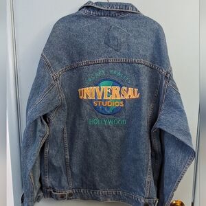Vintage 90s Universal Studios Hollywood Denim Jacket. Size L